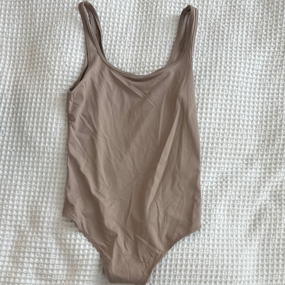 Abercrombie & Fitch Beige Bodysuit
